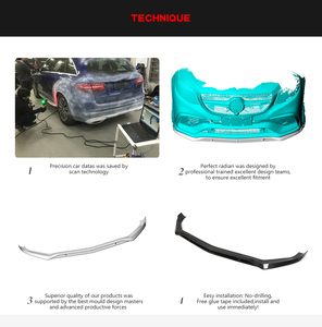 ลิ้นกันชนหน้าคาร์บอนไฟเบอร์สำหรับ Mercedes Benz GLE63 <span class=keywords><strong>AMG</strong></span> ปี 2016-2018 - Product Image 4