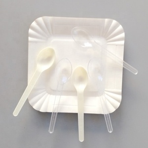 Nhà sản xuất của giấy tấm giá rẻ trắng vuông giấy Đảng tấm số lượng lớn tấm ăn tối dùng một lần Khay giấy mẫu miễn phí - Product Image 2