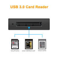 Lector de Tarjetas XQD USB 3.0 Compatible con Lexar Serie G/M 2933x/1400x para Computadora y Cámara con Salida de CA