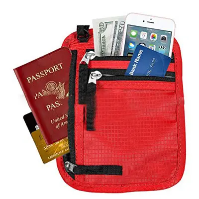 Impermeabile del passaporto di viaggio titolare portafogli borse della moneta RFID carta di credito del raccoglitore
