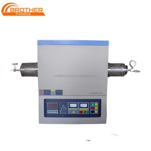 Programmable 1600C Horizontal vacuum Tube Furnace, university lab equipment,electrical resistance furnace manufacturers China