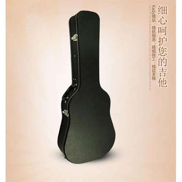 H-04 OEMカスタムハードウッドボードPu革クラシックギターケース