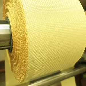 Fabbrica di alta qualità ad alta resistenza 100% para 1500D 270g giallo nastro in fibra di aramide prezzo per la vendita