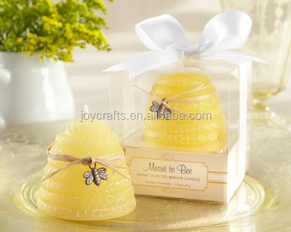 Wedding Return Gifts Meant to Bee Honey Scented Candle