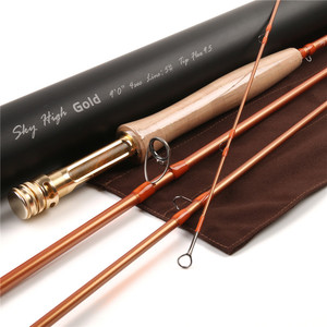 ในสต็อก Skyhigh 9054 gold IM12 Toray carbon fly fishing rod