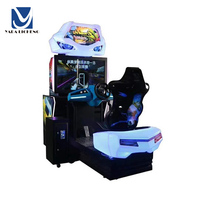 Jeux de divertissement interactifs d'intérieur à 2 joueurs Jeux à pièces simulateur de course de voitures Machine de jeu vidéo d'arcade