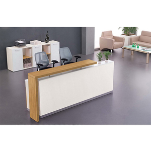 Tablero de melamina superior salón de recepción blanco recepción salón - Product Image 1