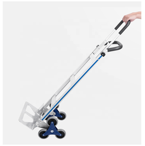 Carro de mano de 6 ruedas, escalera de compras, carrito de mano plegable, equipaje de aluminio, camión de mano - Product Image 3