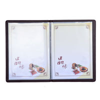 Impression de couvertures de menus / Porte-menus de restaurant / Menu en cuir de restaurant