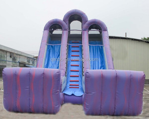 2 carriles compra directa <span class=keywords><strong>profesional</strong></span> adulto tobogán inflable precios 10 metros alto gigante - Product Image 2