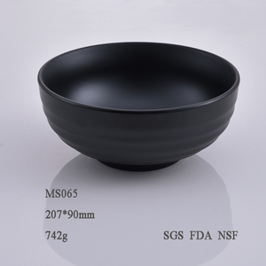 Cuenco de arroz coreano de alta calidad, tazón de Melamina negra, cuencos de fideos japoneses - Product Image 2
