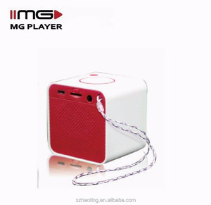 Mini multimedia radio AM FM con control remoto altavoz del cubo bajo - Product Image 2