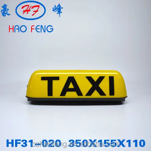 Lâmpada de teto de táxi, lâmpada de cabeça de táxi, luz de carro led personalizada