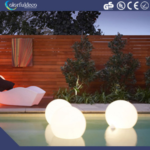 batteria ricaricabile galleggiante impermeabile telecomando incandescenza illuminata lampadina di RGB luce della sfera per pisci - Product Image 2