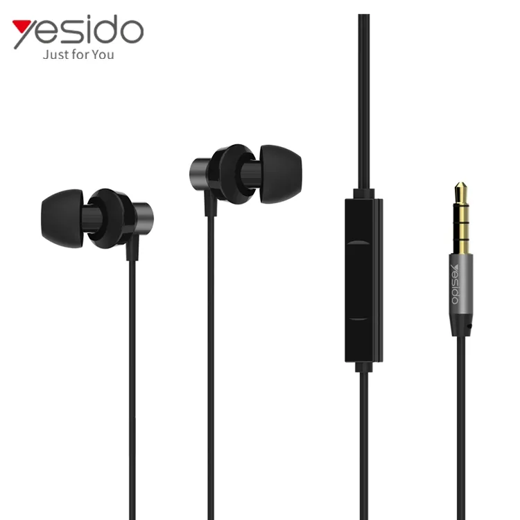 handsfree built-in mic cell phone in-ear sport headphone ,3.5mm wired earphones for mobile phones