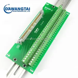 IDC64P IDC 64 Pin Male Konektor 64 P Terminal Blok Pelarian Papan Adaptor PLC Relay Terminal DIN Rel Pemasangan