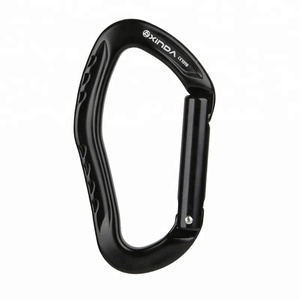 Mosquetón de Escalada XINDA de 22 kN con Certificación CE UIAA, Ligero, en Forma de Oreja, de Acero Inoxidable y Aleación de Aluminio <span class=keywords><strong>para</strong></span> Hamacas, Rapel y Senderismo - Product Image 2