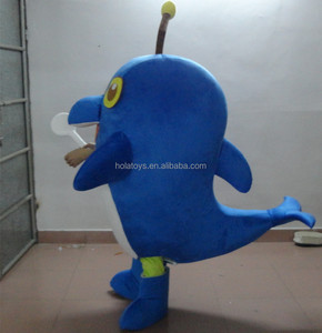 <span class=keywords><strong>Costume</strong></span> de <span class=keywords><strong>poisson</strong></span> bleu / <span class=keywords><strong>Costume</strong></span> de mascotte de baleine <span class=keywords><strong>adulte</strong></span> pour la promotion - Product Image 2