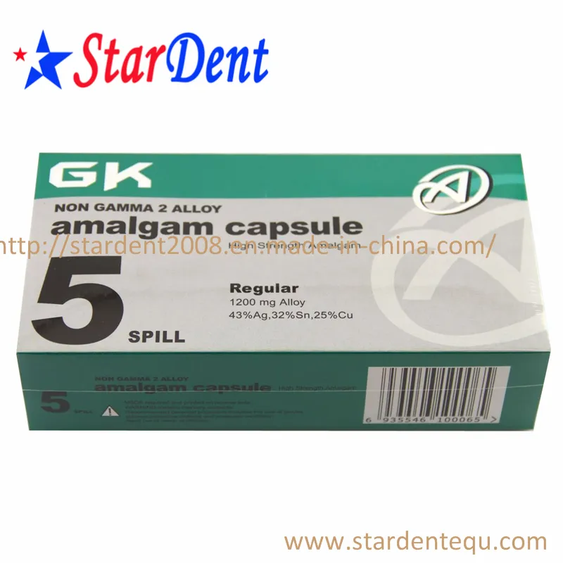 Dental 1200mg Gk amalgama cápsulas de Material Dental