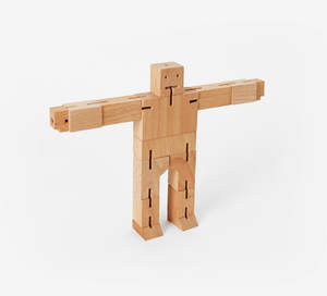 Produits pour bébés Jouet éducatif Puzzle en bois DIY <span class=keywords><strong>Petit</strong></span> <span class=keywords><strong>robot</strong></span> Cubebot en bois Cube - Product Image 4