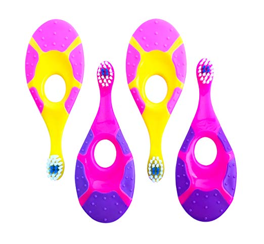 Пластиковая зубная щетка для детей YDS Amazon, тренировочная зубная щетка, чистящий костюм, безопасная детская зубная щетка для ухода за полостью рта