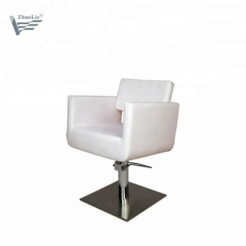 Top-grade Hairdressing Salon Styling Chair White Black Color Barber Chair