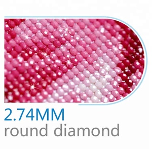 Gros <span class=keywords><strong>poussin</strong></span> mignon carton diamant rond peinture ensemble de broderie BRICOLAGE pour enfants - Product Image 5