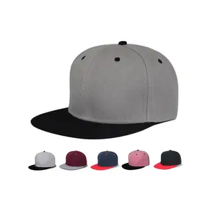 도매 저렴한 6 패널 사용자 정의 만든 브랜드 일반 snapback 모자 모자