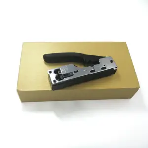 Оптовые продажи щипцы с металлической застежкой-Многофункциональный обжимной инструмент для сетевого кабеля, обжимной инструмент для Cat5e Cat6 Cat7 Plug RJ45, обжимной инструмент
