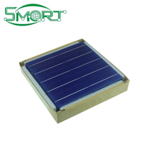 Elementos de Celdas Solares de Silicio Policristalino PERC Tipo N de 4.5W y 18.5% de Eficiencia, 156 x 156 mm, Electrónica Inteligente