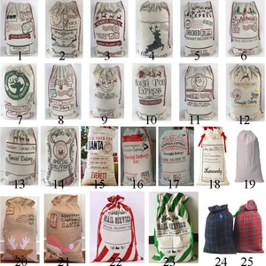 New Hot <strong>Santa</strong> <strong>Sack</strong> 2024 Custom Velvet Stripe Drawstring Blank Candy Gift Bag Red Canvas <strong>Large</strong> Cotton Sublimation Christmas <strong>Sack</strong> - Product Image 6