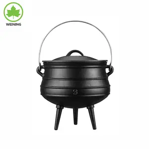 African Cast Iron Potjie/Camp Pot (with 3 legs)