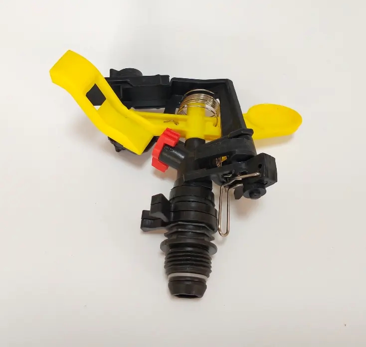 1/2" male thread agricultural lawn sprinkler irrigation system plastic adjustable impact sprinkler