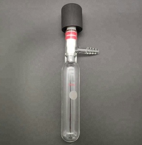 Tube de réaction en verre de laboratoire de 50 ml, fiole <span class=keywords><strong>Schlenk</strong></span> - Product Image 1