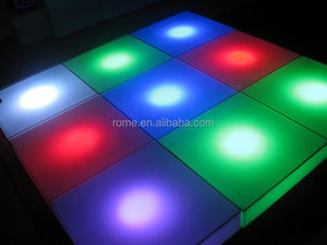 المهنية ديسكو ليلة نادي متعدد الألوان led الرقص الطابق dj الإضاءة - Product Image 1