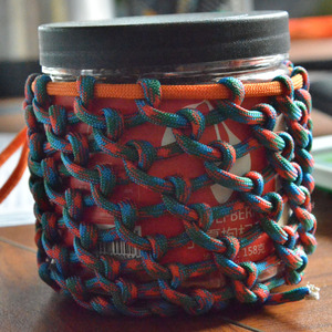 Nouvelle pochette pour équipement en paracorde / Porte-bouteille, demi-attaches en paracorde, enveloppe de bouteille pour la survie - Product Image 6