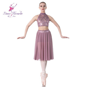 Balletto, Lirica e di Danza Contemporanea Costume di Paillettes Halter Top <span class=keywords><strong>Reggiseno</strong></span> <span class=keywords><strong>con</strong></span> Molle Della Maglia Del Vestito 18005 - Product Image 2