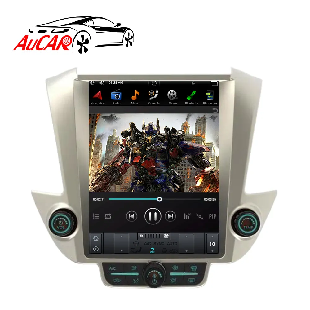 AuCAR 12.1" Tesla Style Car Dvd Player Stereo Player Radio Car Android GPS Navi For Chevrolet Tahoe Suburban GMC Yukon 2015-2018