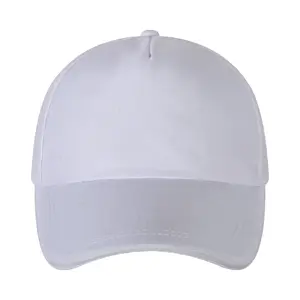 Branco Sublimação Espaços Em Branco Lona Impressão Sol Chapéu boné de Beisebol Adulto Hat Para A Transferência De Calor