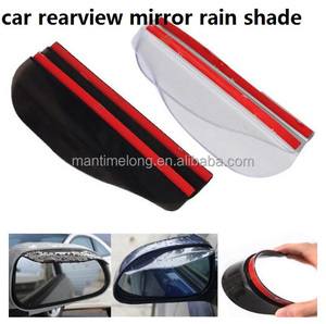 Coolcold — rétroviseur en <span class=keywords><strong>PVC</strong></span> universel pour voiture, 2 pièces, pare-pluie, lames, housse de protection des sourcils, accessoires de véhicule - Product Image 3