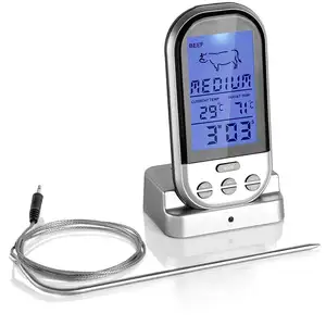 Wireless Instant Read Turkey Cooking Steak Thermometer Digital Meat Thermometers for BBQ and Oven