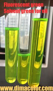 Fluorescente Verde 8G (Solvente Verde 5) Fluovol Verde Oro 084; Trasparente Fluorescente Giallo - Product Image 3