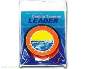 Double tapered leader fishing line