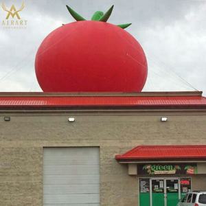 Modelo de <span class=keywords><strong>tomate</strong></span> rojo vegetal inflable <span class=keywords><strong>gigante</strong></span> para publicidad de promoción - Product Image 3