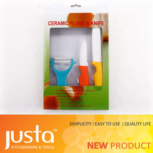 3 'y 5' Los <span class=keywords><strong>cuchillos</strong></span> de cerámica con Peeler <span class=keywords><strong>Set</strong></span> - Product Image 1