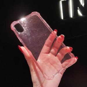 Nuova <span class=keywords><strong>Cover</strong></span> Morbida in TPU Trasparente con Glitter e Cristalli, Antiurto, per <span class=keywords><strong>iPhone</strong></span> 6 7 8 <span class=keywords><strong>11</strong></span> 12 13 14 15 16 17 Plus Pro Max - Product Image 1
