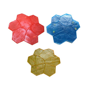 Molde de esteras de impresión de sello de hormigón para pavimentación de roca de goma de poliuretano aleatorio - Product Image 4