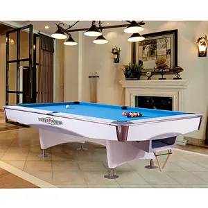 Factory Price 8ft 9ft Stone Slate 9 Ball Pool Table With Ball Return System