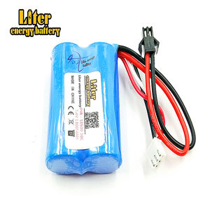 7,4 V 1300 mAh 18500 15c Lipo batterie Für UDI 001 UDI001 für HQ HuanQi 960 <span class=keywords><strong>2</strong></span>,4G fernbedienung boot schnellboot <span class=keywords><strong>3</strong></span>,7 v RC LIPO batte - Product Image 4