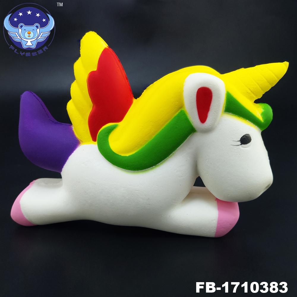 2018 flybear Единорог Squishies игрушка, декомпрессии игрушки мультфильм Радуга Единорог мягкими замедлить рост squeeze Toy